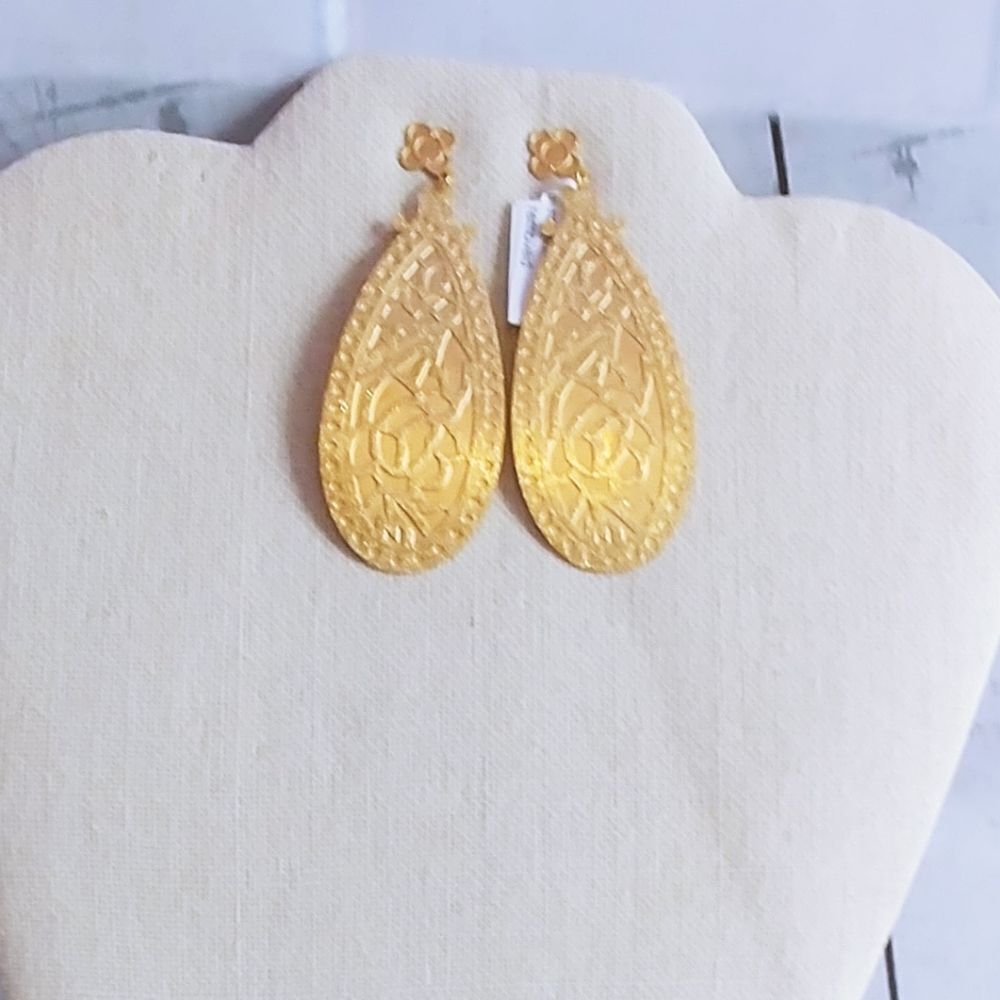 Earrings ION Plated Dangle Filig…